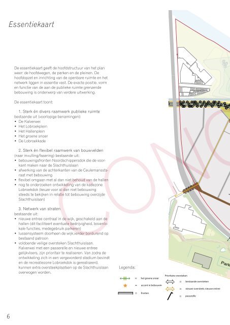 Concept Masterplan Slachthuissite - Noordschippersdok - Lobroekdok