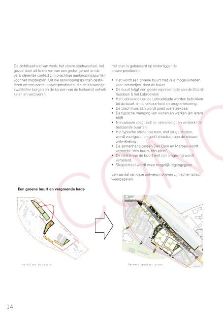 Concept Masterplan Slachthuissite - Noordschippersdok - Lobroekdok