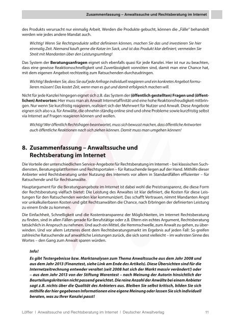 Anwaltssuche und Rechtsberatung im Internet