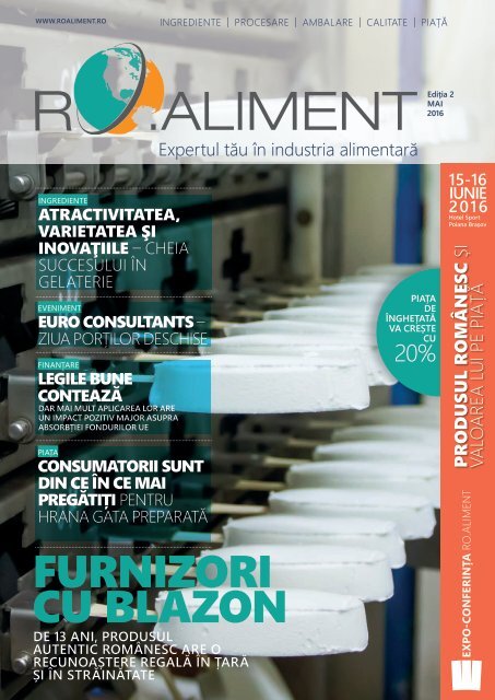 Revista RO>aliment editia 2 - Expertul tau in industria alimentara