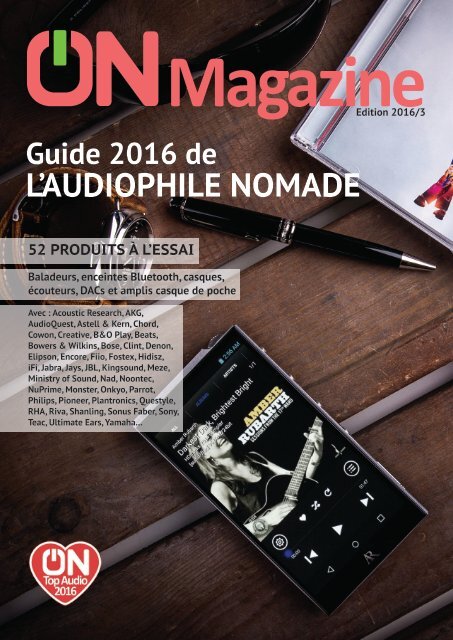 ON Magazine - Guide de l'audiophile nomade 2016