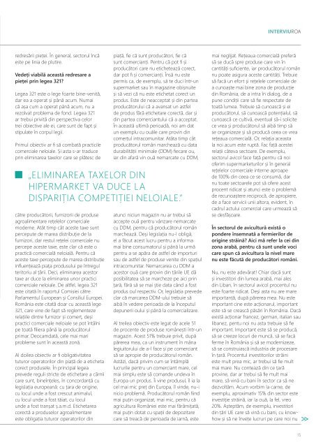 Revista RO.aliment editia 2- expertul tau in industria alimentara