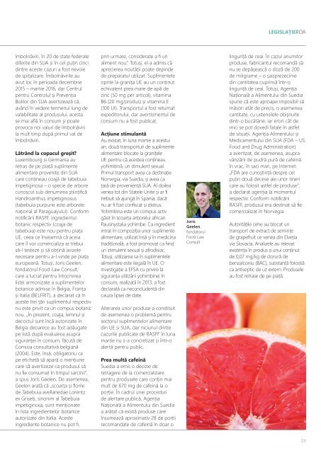 Revista RO.aliment editia 2- expertul tau in industria alimentara