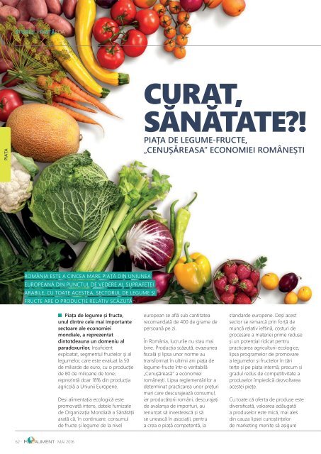 Revista RO.aliment editia 2- expertul tau in industria alimentara