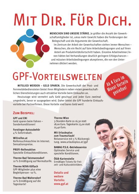 Werbefolder "Miteinander" Mitgliederwebekampagne 2016