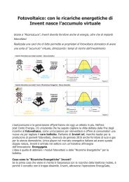 RicaricaLuce Invent, Cosa sono le “Ricariche Energetiche”?