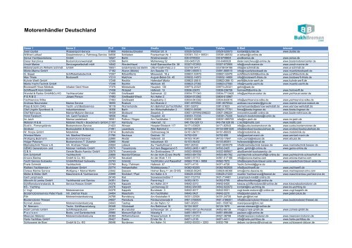 Motorenhaendler Deutschland 24062010.xlsx - BUKH Bremen