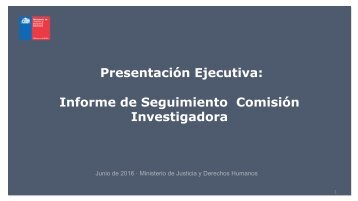 Informe de Seguimiento Comisión Investigadora