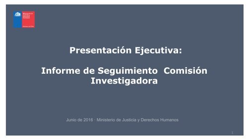 Informe de Seguimiento Comisión Investigadora