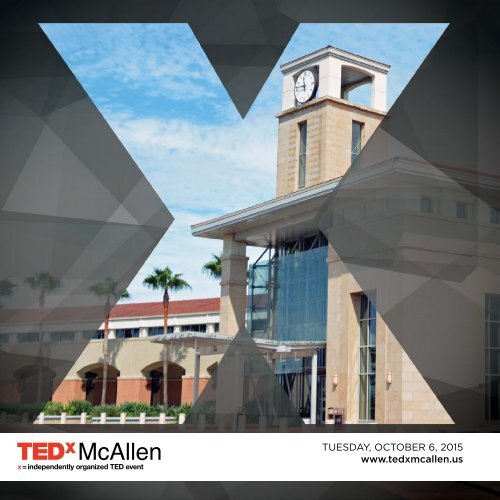 2015 TEDxMcAllen Program