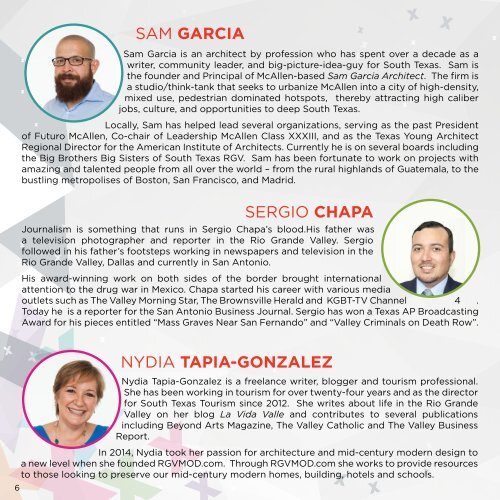 2015 TEDxMcAllen Program