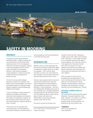 SAFETY IN MOORING