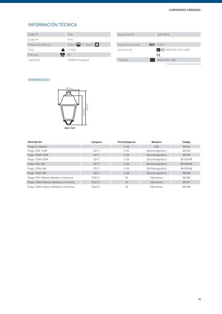 CATALOGO ILUMINACION