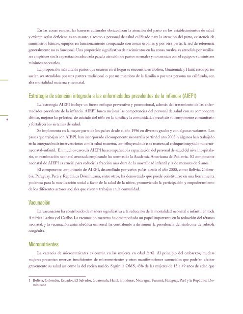 Estrategia y Plan de Acción Regionales sobre la Salud ... - part - usaid