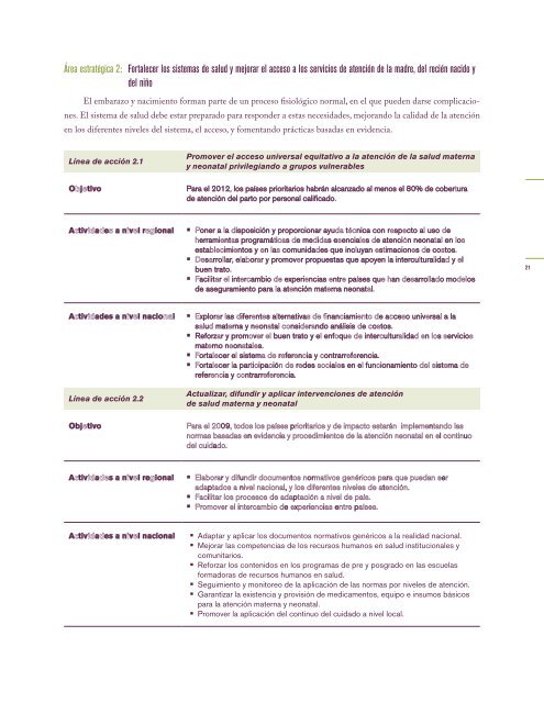 Estrategia y Plan de Acción Regionales sobre la Salud ... - part - usaid