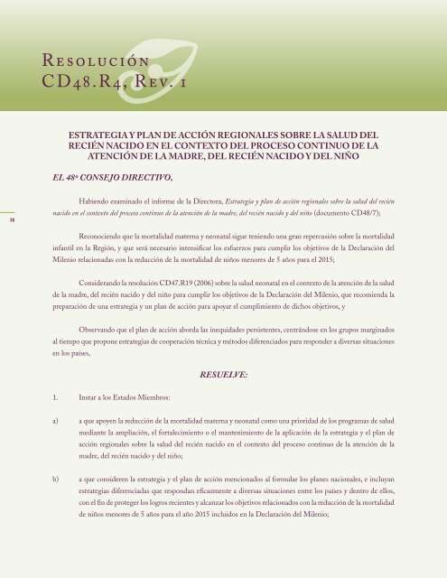 Estrategia y Plan de Acción Regionales sobre la Salud ... - part - usaid