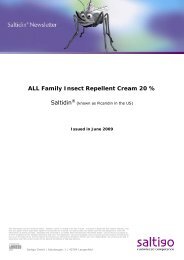 ALL Family Insect Repellent Cream 20 % Saltidin®