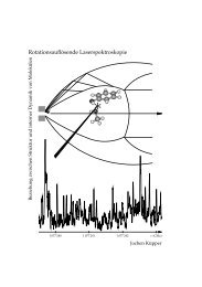 Rotationsauflösende Laserspektroskopie - CFEL at DESY