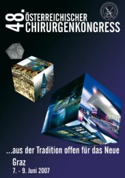 Vorstand der ÖGC - 54. Österreichischer Chirurgenkongress