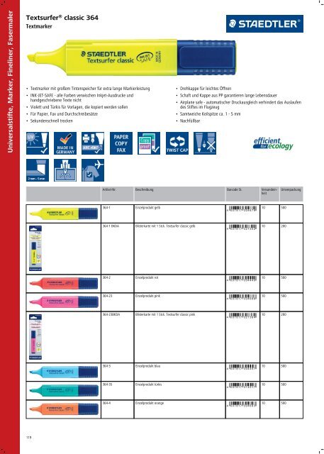 Hauptkatalog STAEDTLER 2016 de