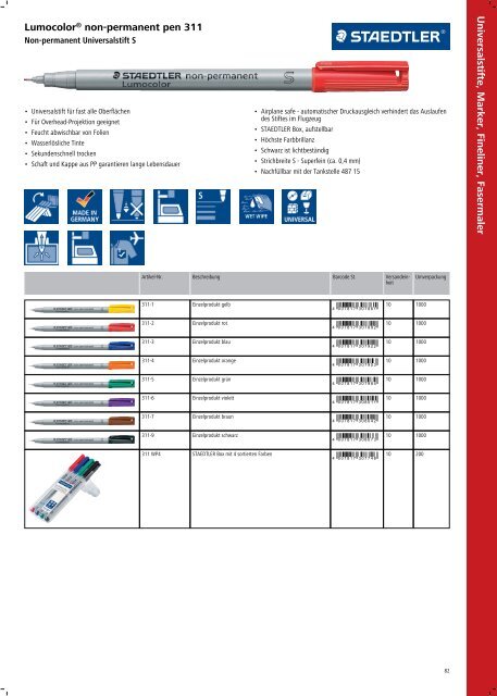 Hauptkatalog STAEDTLER 2016 de