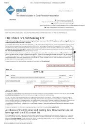 Email list of CIO from LakeB2B