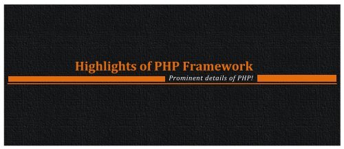 Laravel Web Application Framework - PHP Framework that used to do things uniquely!