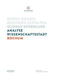 Science Scorecard - Abschlussbericht Bochum