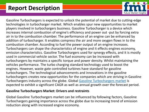 Global Gasoline Turbochargers Market