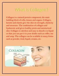 Collagen Drinks and  Beauty Suppliments from Nizona