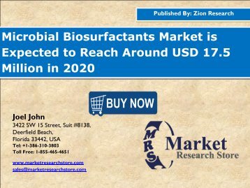 Microbial Biosurfactants Market
