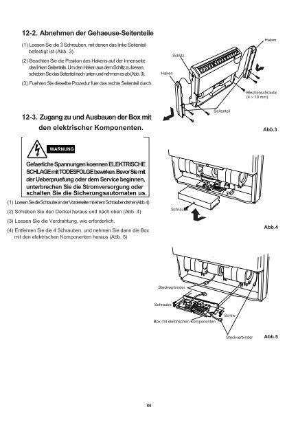 TECHNISCHE DATEN & SERVICE HANDBUCH ... -  Kälte Bast GmbH