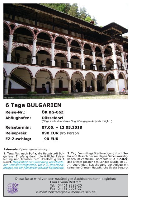 Mitreise Flyer hochkant - akt