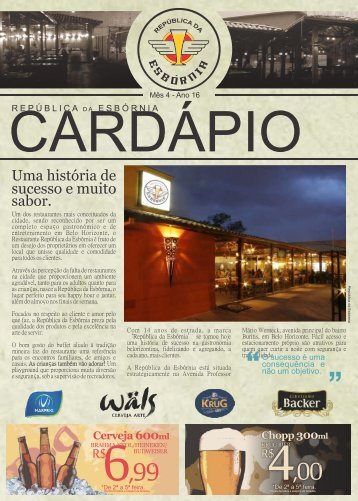 Cardápio