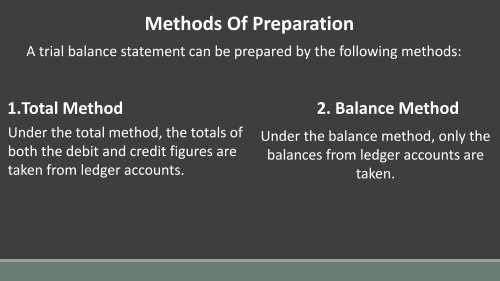 Some Important-to-Know Facts about Trial Balance Accounting