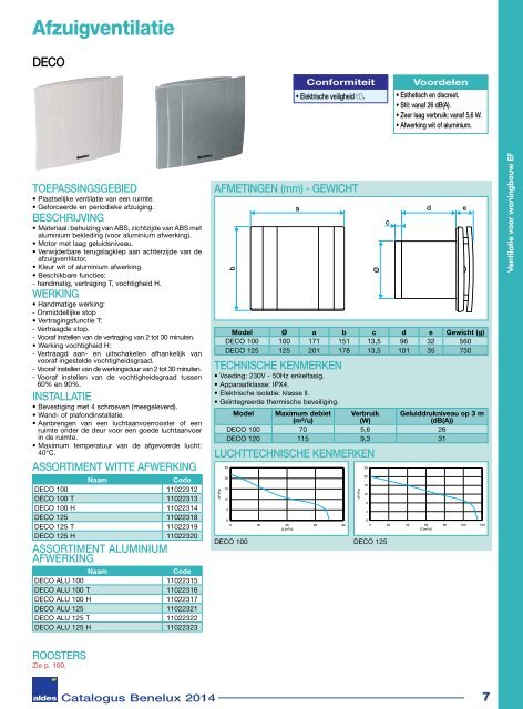 Aldes Catalogus NL 2014-2015