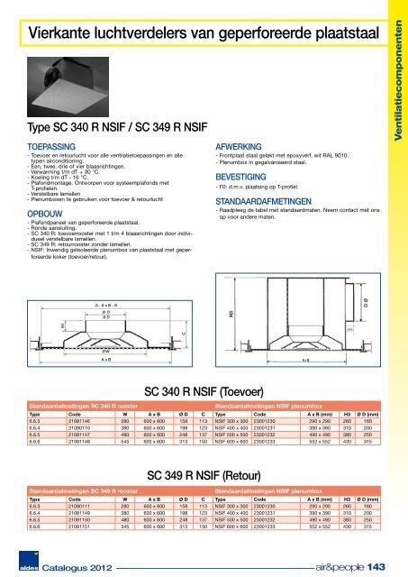 Aldes International Catalogus 2012 NL