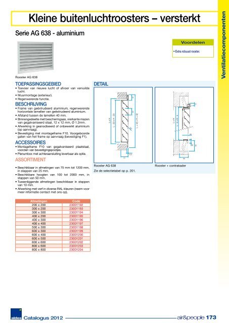 Aldes International Catalogus 2012 NL