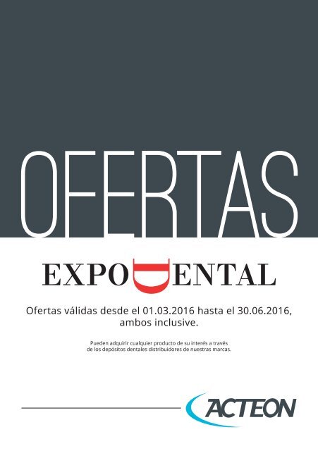 Ofertas ACTEON'2016