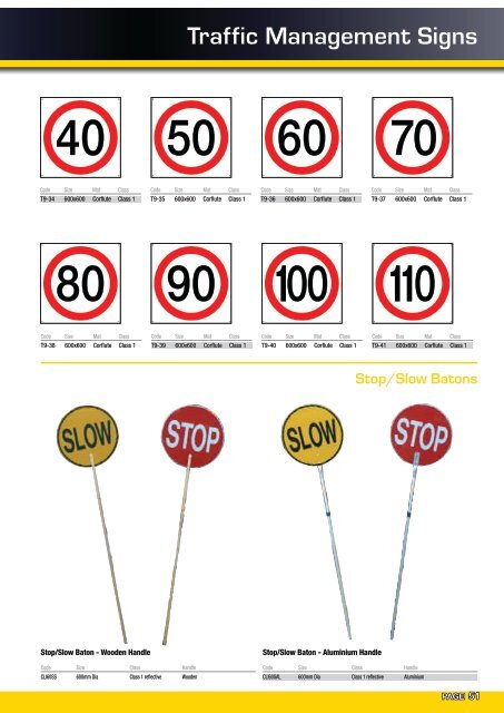 Safety Signs Catalogue