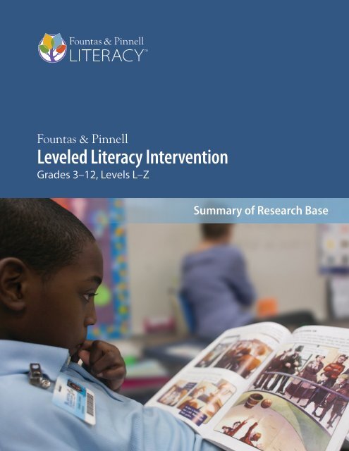 Leveled Literacy Intervention