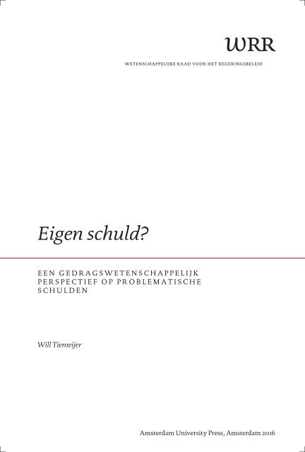 Eigen schuld?