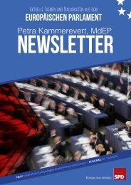 Infobrief der Europaabgeordneten Petra Kammerevert - Ausgabe: Juli 2016 Nr.7