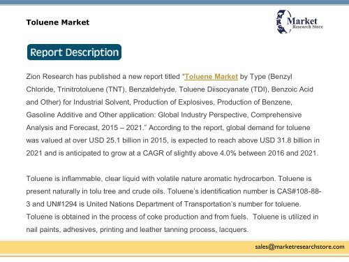 Toluene Market