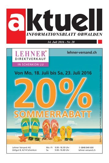Aktuell Obwalden 28-2016