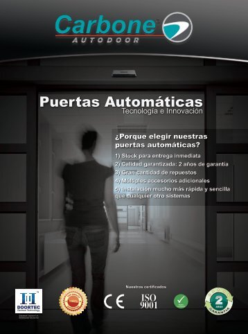 Catálogo Puertas Automáticas