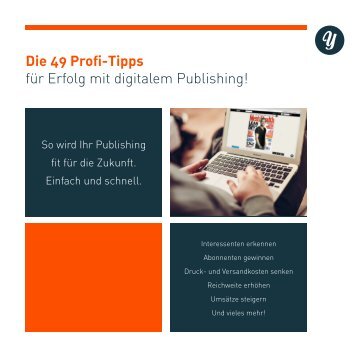 49 Profi-Tipps für Erfolg mit digitalem Publishing