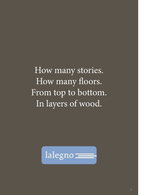 Lalegno Brochure 2016
