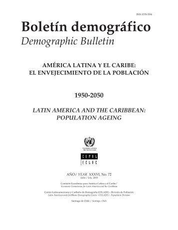Boletin Demografico. America Latina y el Caribe ... - Cepal