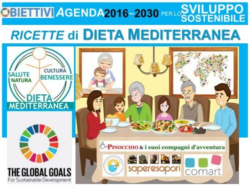 RICETTE di DIETA MEDITERRANEA per i GLOBAL GOALS : strumenti ludo-didattici